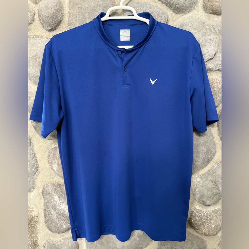 Callaway Opti-Dri Blue Performance Polo Shirt XL